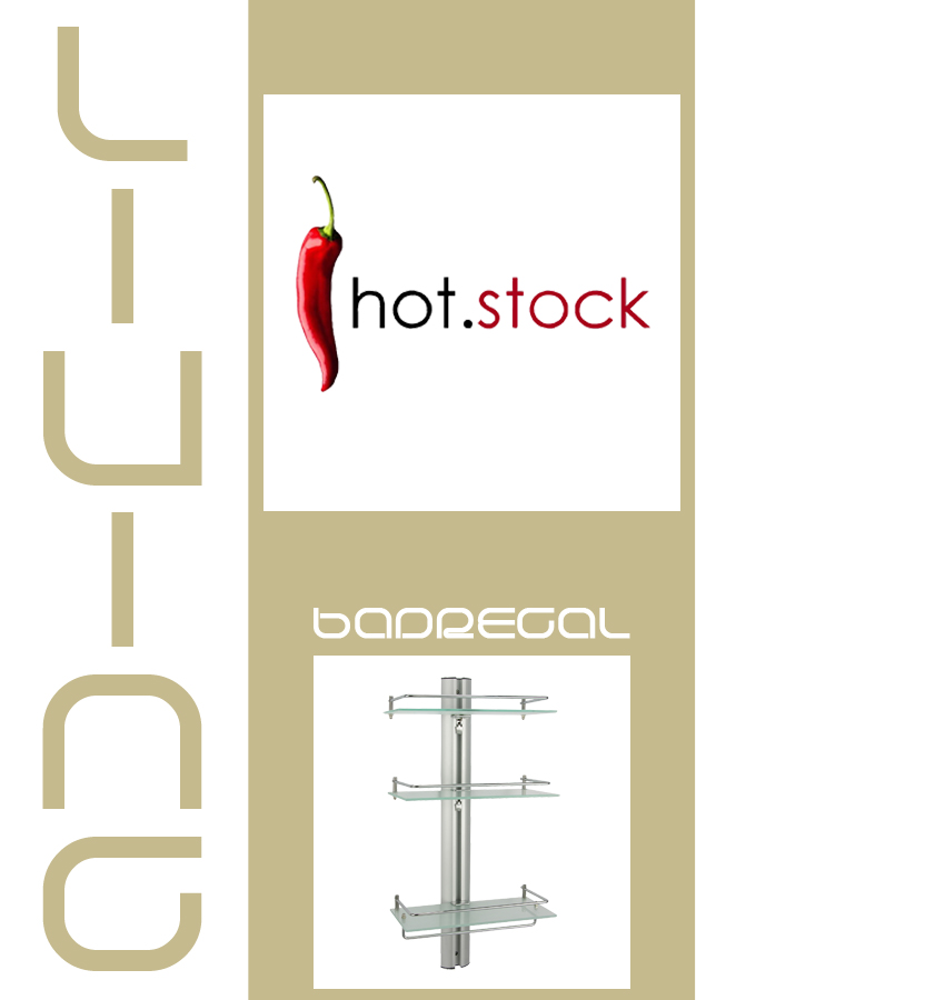 WANDREGAL eckig 72 Glas Chrom Badregal Duschregal Regal Badezimmerregal